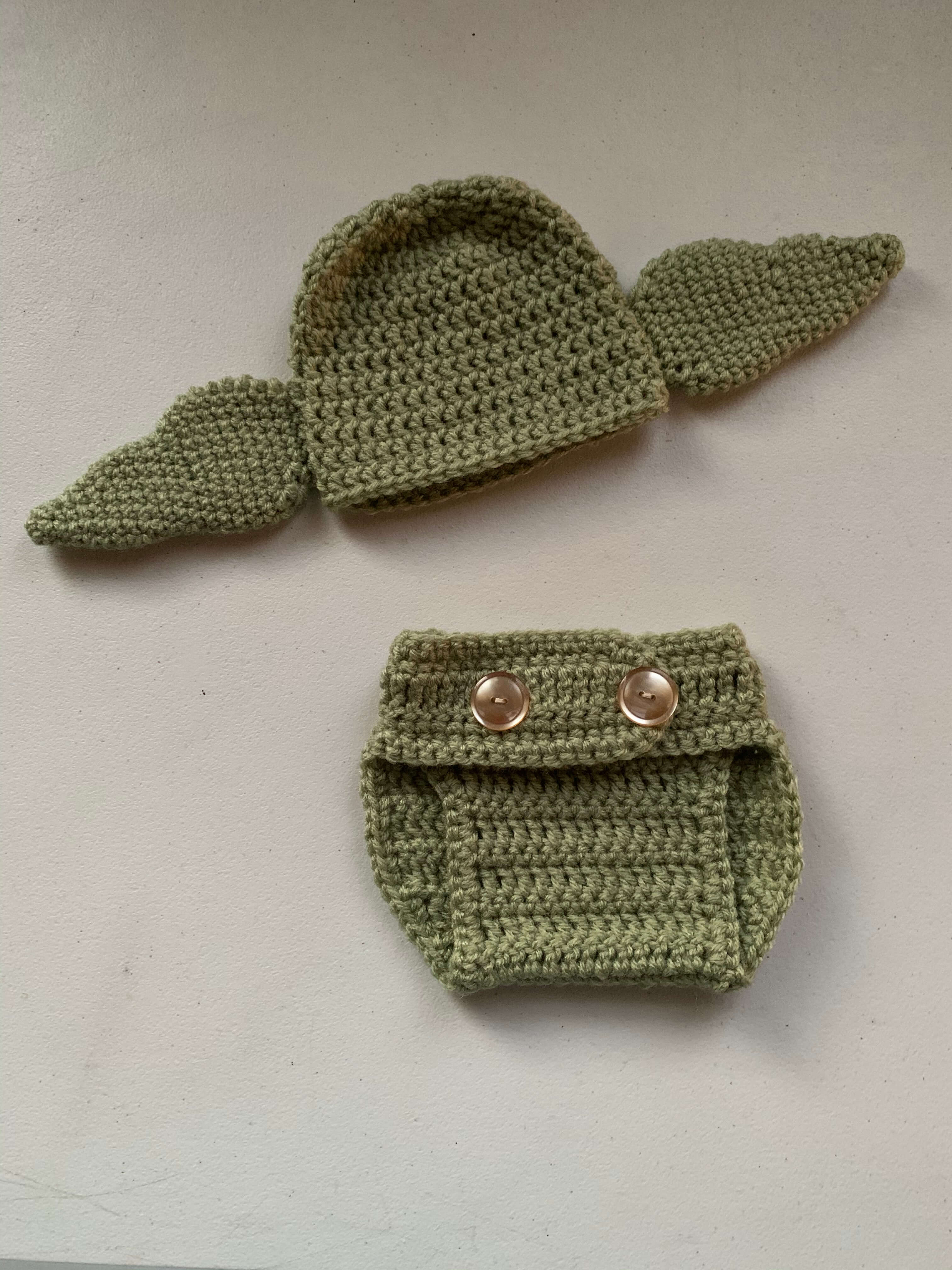 Hat and diaper cover