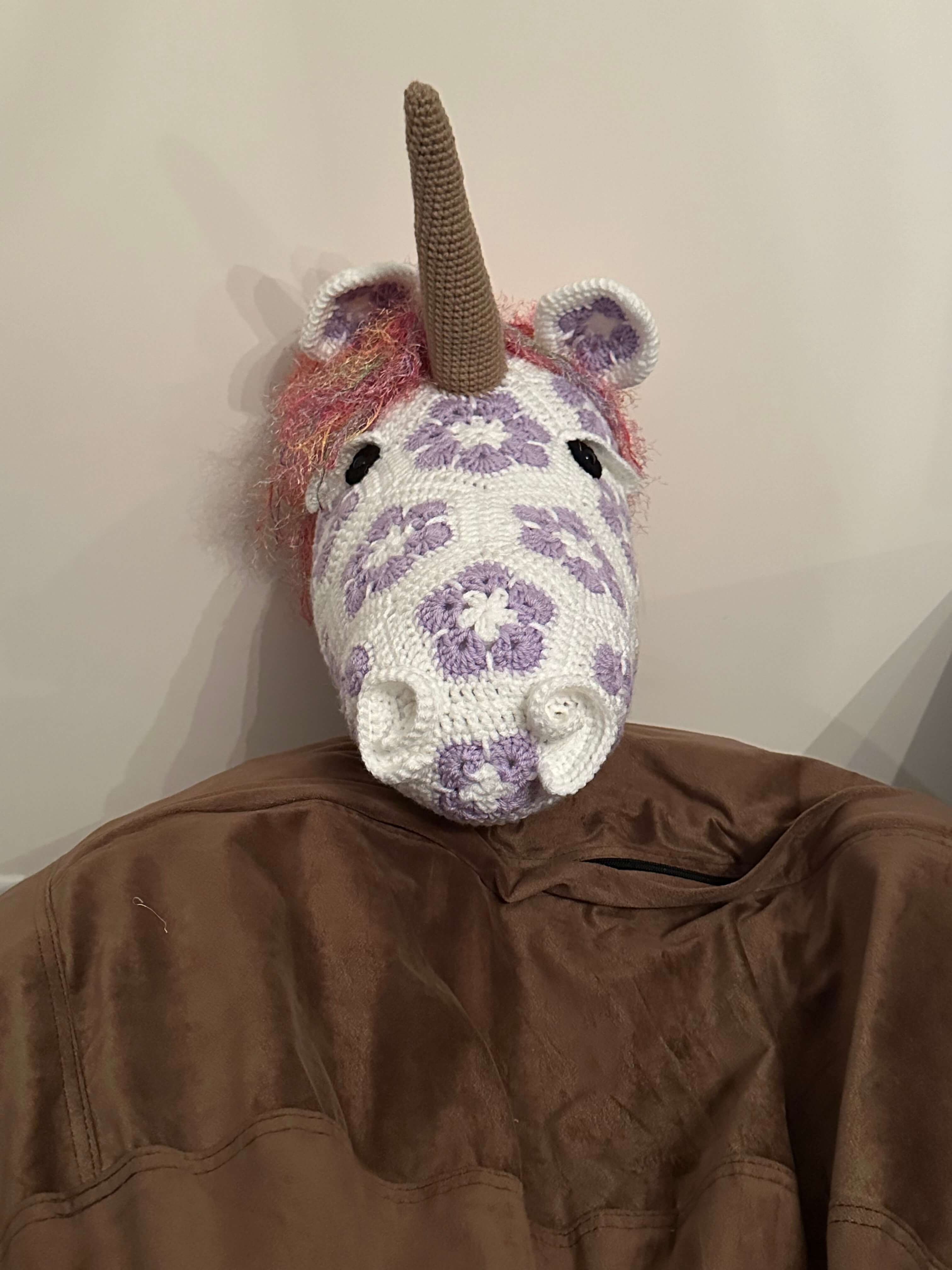 Unicorn head/Designed by Squibberly Rose